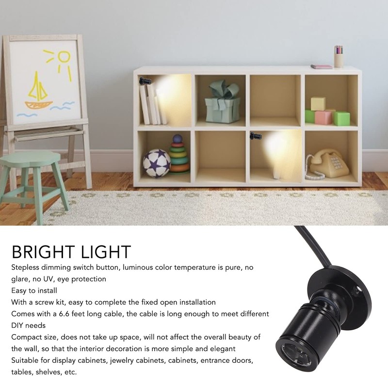 LED Mini Spot Light, 5V 6000K LED Mini Surface Mounted