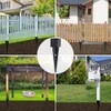 1 Pcs 4x4 Fence Post Anchor Ground Spike 16"(Inner Size