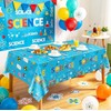 Hegbolke 4 Pack Science Party Tablecloths, Mad Scientist Decorations