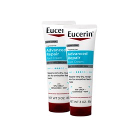 Eucerin Intensive Repair Foot Creme 3 Oz (Pack of 2)