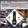 JEUCLEL 15mm Hex Impact Bit Socket, H15 1/2-Inch Impact Drive