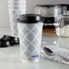 Hefty Paper Disposable Hot Cups with Lids, 16 Ounce, 20