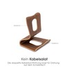 Terratec 219731 Real Wood Smartphone and Tablet Stand