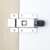 One-Touch Drop Bolt Lock Set (4 Pieces) Door Hasp (41mm)
