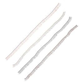 BELLIFFY 4 Pcs Fluffy Doll Eyelashes Faux Wispy Lashes for Dolls Simulated Eyelashes for Crafting Doll Accessories for Enhancing Doll Appearance and Creative Projects