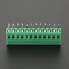 10 Pcs 2.54mm Pitch 12 Pin Plug In Connectors, PCB