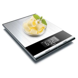 Ozeri Ultra Thin Professional Digital Kitchen Food Scale, in Elegant Stainless Steel