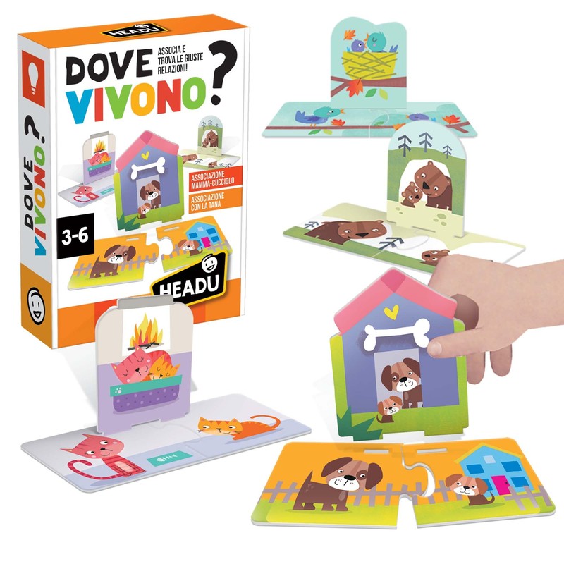 HEADU - Dove Vivono - Associa e Trova le Giuste