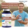 Cordyceps Capsules 1000 mg - Mushroom Extract High Dose -