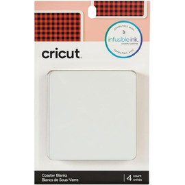 CricutCoaster Blank, Square Infusible Ink, White