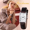 Women's Wristwatch, Waterproof, Rainproof, Square Dial, Quartz, Small Dial, Thin