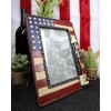 Western Stars USA Flag Fallen Soldier Boots Rifle Helmet Picture