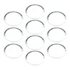 FregocS BIC-HSS-AL2-10p Bicycle Headset Spacers, Convenient, Set of 10, Aluminum