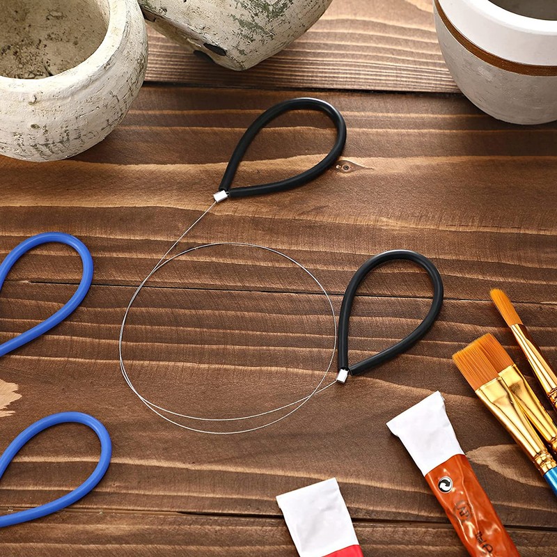4pcs Clay Cutters Wire Flexible Safe Stainless Steel Cut Off