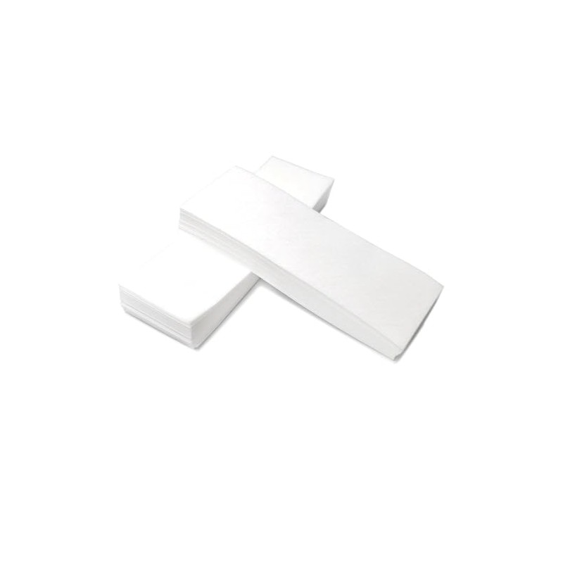 100Pcs Professional Non-Woven Bikini & Facial Wax Strips - Soft