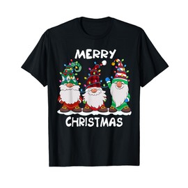 Merry Christmas Gnomes Xmas Family Men Women T-Shirt