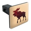 GRAPHICS & MORE Moose Red Forest Tow Trailer Hitch Cover