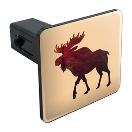 GRAPHICS & MORE Moose Red Forest Tow Trailer Hitch Cover Plug Insert 1 1/4 inch (1.25")