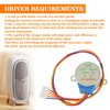 HUAREW 5pcs 5-Wire 4-Phase by 28BYJ-48 Stepper Motor, with 5
