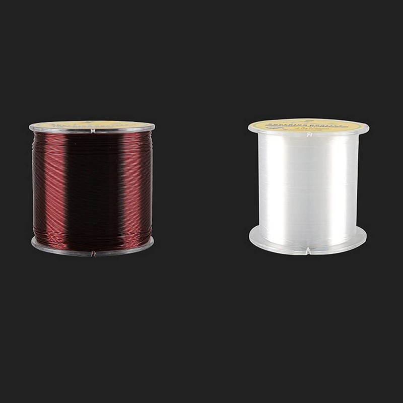 BESPORTBLE 500m Sea Fishing Line Invisible Nylon Sub-line Strong Pulling