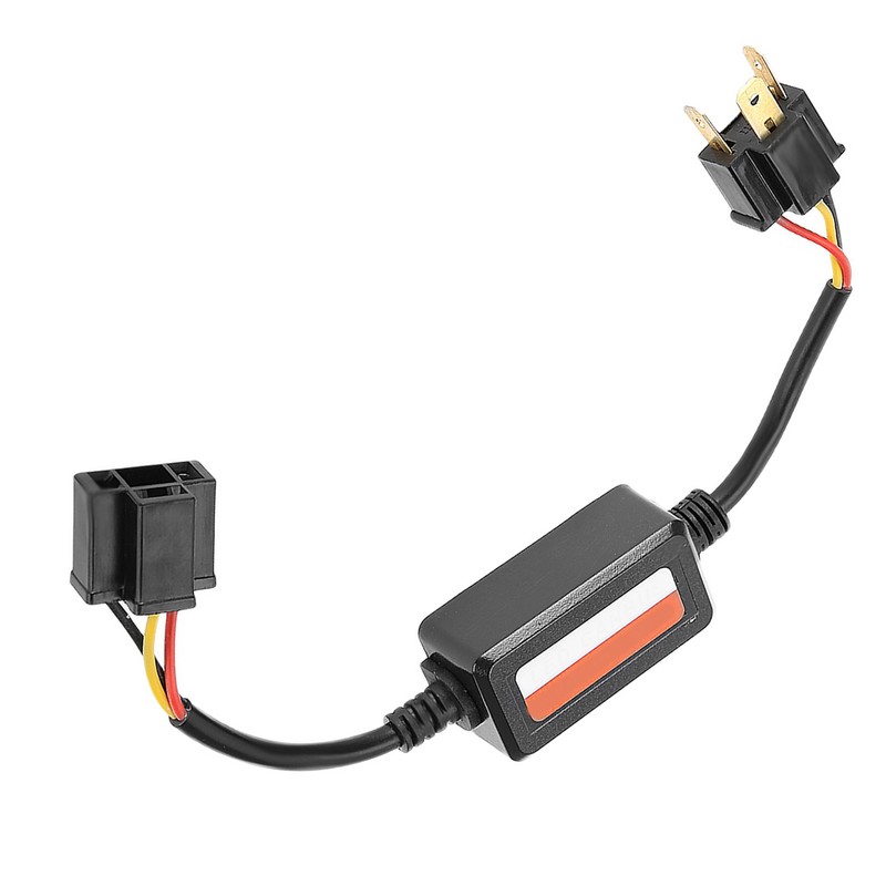 2pcs Car LED Headlight Decoder Radio Audio Anti Interference Error