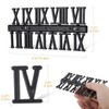 ueslwser 6 Piece DIY Clock Numerals Kit Including Arabic and