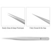 Pretty memory Pointed Tweezers for Eyelash Extensions, Stainless Steel Precision