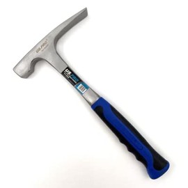 US PRO All Steel Brick Hammer Masonry Rubber & Fibreglass Handle 971g 4597