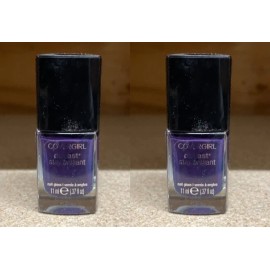 COVERGIRL 2 PACK Covergirl Outlast Nail Gloss, Purple Nail Polish, 98 Vivid Violet