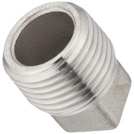 SANEI R1/2 JTS760-13 Plug, Stainless Steel Plug, Blocking Unwanted Female Threaded Piping