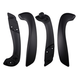 CANJPTON Car Front Inner Door Handles and Door Handle Cover Compatible with Renault Megane 3 MK3 2008-2016 Fluence Interior Door Handle Accessories Right and Left