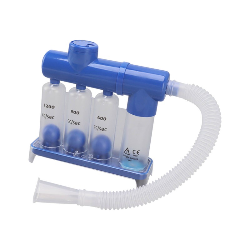 Respiratory Trainer Deep Breathing Lung Exerciser 3 Ball Inhaling Breath