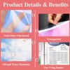 150 Pack Sheet Protectors 8.5 x 11 inch Clear Page