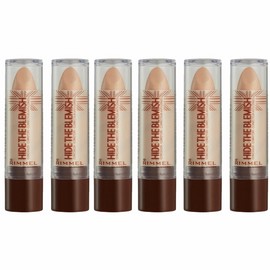 Pack of (6) New Rimmel Hide The Blemish Concealer (w/clear cap) Golden Beige