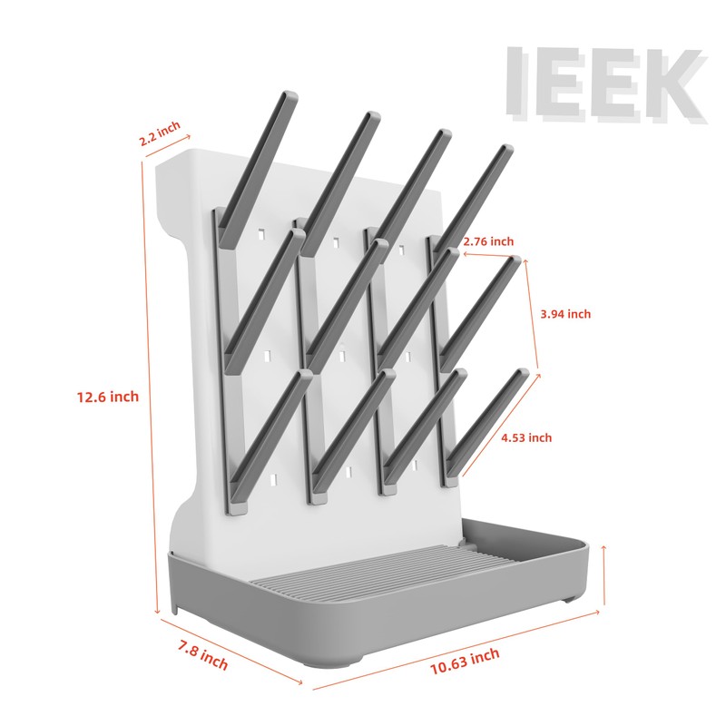 IEEK Baby Bottle Drying Rack,Large Vertical Drying Tower Bottle Rack