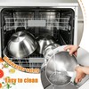 TINSKY 3 Pcs Stainless Steel Mixing Bowls Set Food Grade