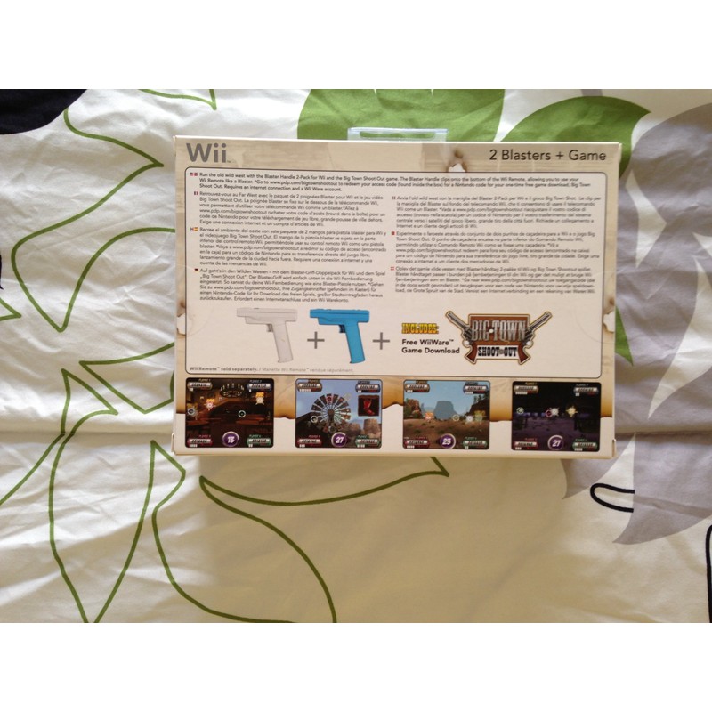 Wii Controller 2 Blasters and Big Town Shoot Out (PDP)