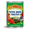 Tuttorosso Delicious Petite Diced Canned Tomatoes, 14.5oz Can (Pack of