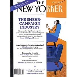 THE NEW YORKER MAGAZINE - APRIL 3, 2023 - THE SMEAR-CAMPAIGN INDUSTRY - BRAND NEW
