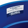 Global Industrial 32 Gallon Garbage Can, Blue, No Lid
