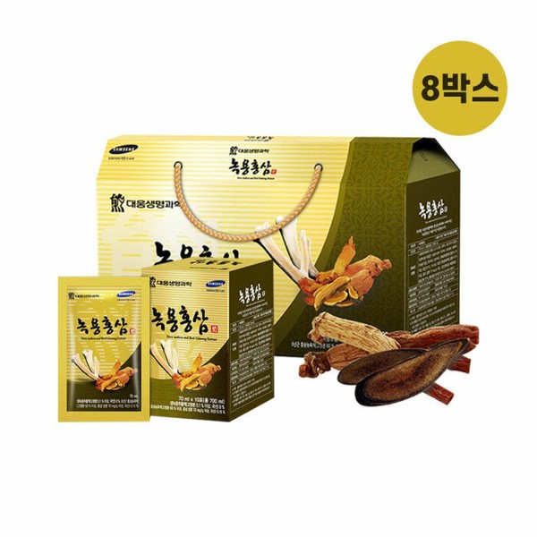 Kimming / Deer Antler Red Ginseng 70ml 30 packs 8 boxes, main product / 키밍 / 녹용홍삼 70ml 30포 8박스, 본품