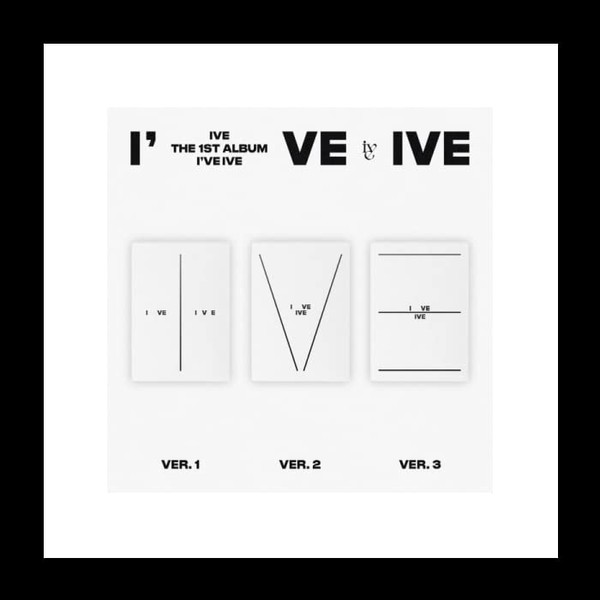 IVE I've IVE 1st Album Version.1 CD+68p PhotoBook+60p PhotoBook+1p PhotoCard+1ea