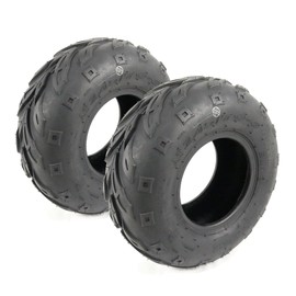 The ROP Shop | 2-Pack - Tires 145/70-6 with 6mm Tread for Realtree RT100 Gas 105cc Mini Bike