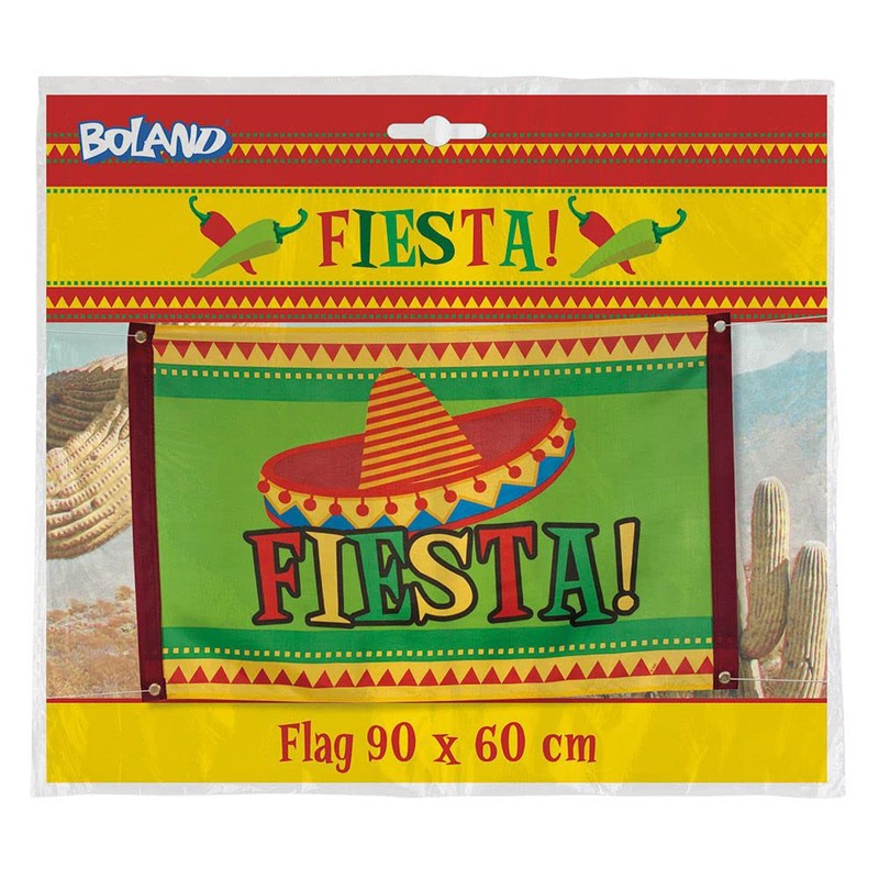 Boland 54405 - Fahne Fiesta, Größe 60 x 90 cm,