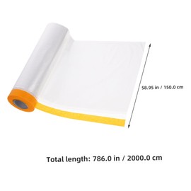 Mipcase 2Rolls Outdoor Window Insulation Kit Weatherproofing Pe Shrink Film for Home Office Durable Reusable Window Film for Efficient Energy Saving Weather Resistance