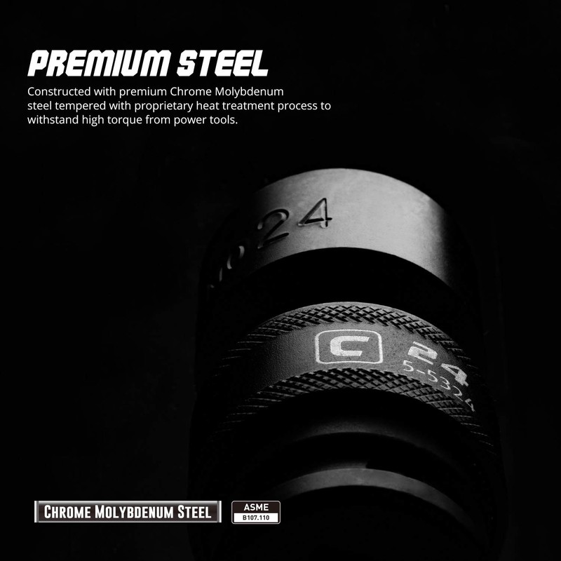 Capri Tools 9/16-Inch Universal Impact Socket, 3/8-Inch Drive, 6-Point, SAE