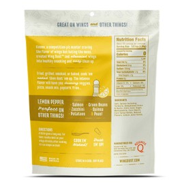 Kosmos Q Lemon Pepper Wing Dust | Chicken Wing Seasoning | Dry BBQ Rub Spice | 5 oz. Bag