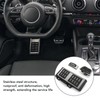 Foot Pedal Set Accelerator Brake Footrest Pads Anti Skid Rubber