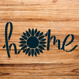 Sunflower Stencil Pattern for DIY Home Decor, Perfect for Summer Porch Crafts, Garden Projects, and Wood Sign Painting - Size A3 (16.5" x 7.9")
