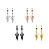 FILANGO 1 Pair of Titanium Ear Clicker Hoop Earrings, Movable